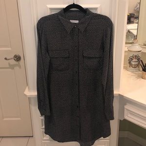 Equipment Long Sleeve Dress